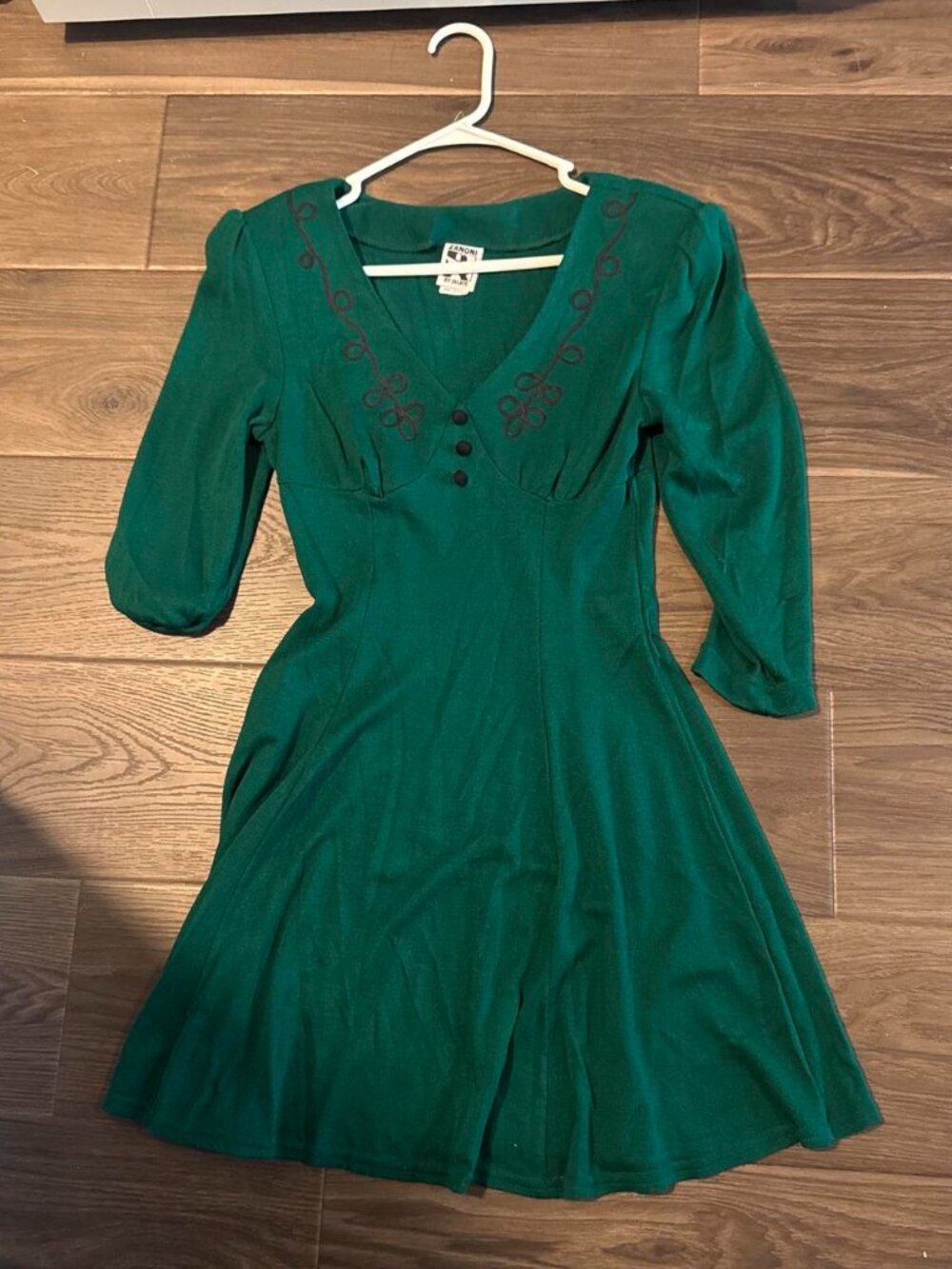 Green 80s Princess Dress